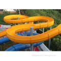 Adult Open Spiral Slide Huge Water Park Single Water Slide